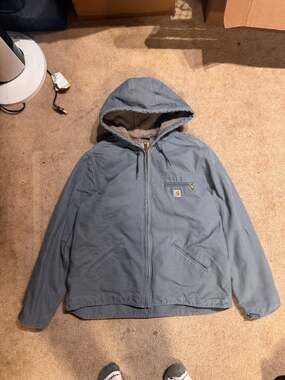Carhartt WJ141 Sierra Sandstone Jacket Seaglass Blue Womens XL / Mens L-XL